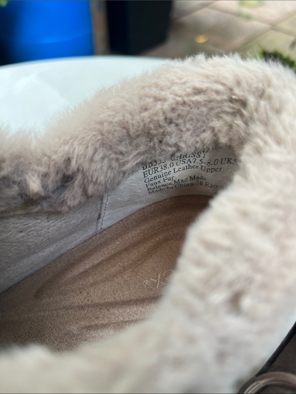 Aetrex Women's Taupe Suede Fur-Lined Ankle Booties - Picture 6 of 6